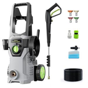 PATOOLIO 160Bar Electric Pressure Washer with Foam Cannon