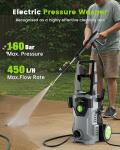 ETOOLAB 160Bar Electric Pressure Washer with Foam Cannon