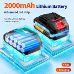 21V Cordless Pressure Washer, 870 PSI Portable Power