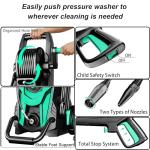 High-Pressure Washer with Hose Reel and Foam Cannon