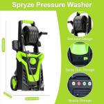 2000W Pressure Washer with Foam Cannon and Nozzles