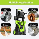 2000W Pressure Washer with Foam Cannon and Nozzles