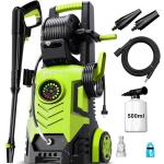 Adjustable Pressure Washer with Touch Screen & Foam Cannon