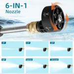 Viugreum Cordless Electric Pressure Washer with Nozzle