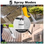 High Pressure Washer with Hose Reel and Foam Cannon