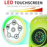 Adjustable Pressure Washer with Touch Screen & Foam Cannon