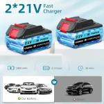 Viugreum Cordless Electric Pressure Washer with Nozzle