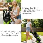 High Pressure Washer with Hose Reel and Foam Cannon