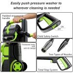 Adjustable Pressure Washer with Touch Screen & Foam Cannon