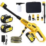 Cordless Pressure Washer 45 Bar with 6 Nozzles