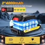 Cordless Pressure Washer 45 Bar with 6 Nozzles