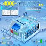 Cordless 6-in-1 Portable Pressure Washer with Batteries