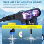 Cordless 6-in-1 Portable Pressure Washer with Batteries