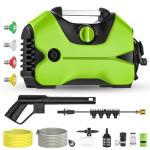 1400W High Pressure Washer with 4 Nozzles