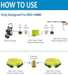 Autojack 65FT High Pressure Washer Hose Kit