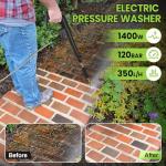 1400W High Pressure Washer with 4 Nozzles