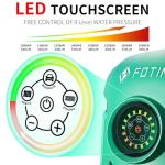 Adjustable Pressure Washer with Foam Cannon and Nozzles