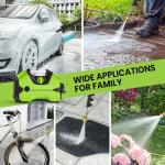 1400W High Pressure Washer with 4 Nozzles