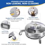 MEKOH 14" Heavy-Duty Pressure Washer Surface Cleaner