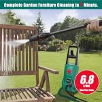 HYCHIKA 1600PSI Power Washer with Foam Cannon