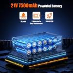 Portable Cordless High-Pressure Washer Kit with Batteries