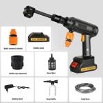 Portable Cordless High-Pressure Washer Kit with Batteries