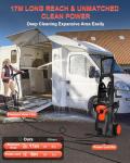 160 Bar Pressure Washer with Foam Cannon and Nozzles