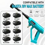 Cordless 600 PSI Power Washer with 6-in-1 Nozzle