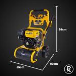 Electric Start Pressure Washer 3400 PSI with Nozzles