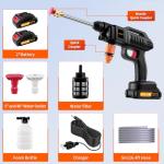 Portable Cordless Pressure Washer with Dual Batteries