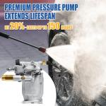 TOOLCY 3/4" Shaft Horizontal Pressure Washer Pump