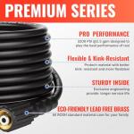 YAMATIC Kink-Free Pressure Washer Hose – Multiple Lengths