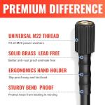 YAMATIC Kink-Free Pressure Washer Hose – Multiple Lengths