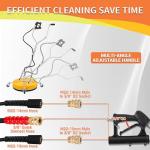 Tool Daily 20" Pressure Washer Surface Cleaner Attachment