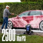 2500 PSI Electric Pressure Washer with Anti-Tip Features