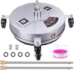 13" Pressure Washer Surface Cleaner with Wheels