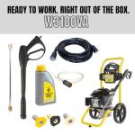 3100 PSI Petrol Pressure Washer for Cars & Patios