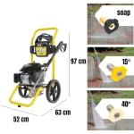 3100 PSI Petrol Pressure Washer for Cars & Patios