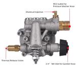 Mikatesi 3/4" Horizontal Pressure Washer Pump 2600 PSI