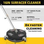 40.6 cm Surface Cleaner for 4000 PSI Pressure Washers