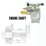 3000 PSI Pressure Washer Replacement Pump, 6.5 HP