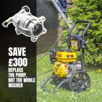 3000 PSI Pressure Washer Replacement Pump, 6.5 HP