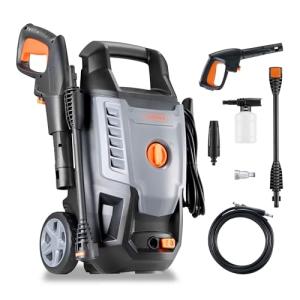VonHaus 1600W Portable Pressure Washer with Accessories
