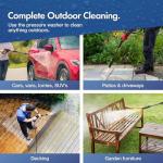 VonHaus 1600W Portable Pressure Washer with Accessories