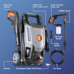 VonHaus 1600W Portable Pressure Washer with Accessories