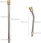 YUET Pressure Washer Extension Wand Set, 2 Pieces