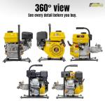3000 PSI Petrol Pressure Washer - Lightweight & Powerful