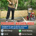 YAMATIC 50 FT Kink-Free Pressure Washer Hose