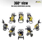 WASPPER 3000 PSI Petrol Pressure Washer Portable Jet