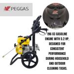 WASPPER 3000 PSI Petrol Pressure Washer Portable Jet